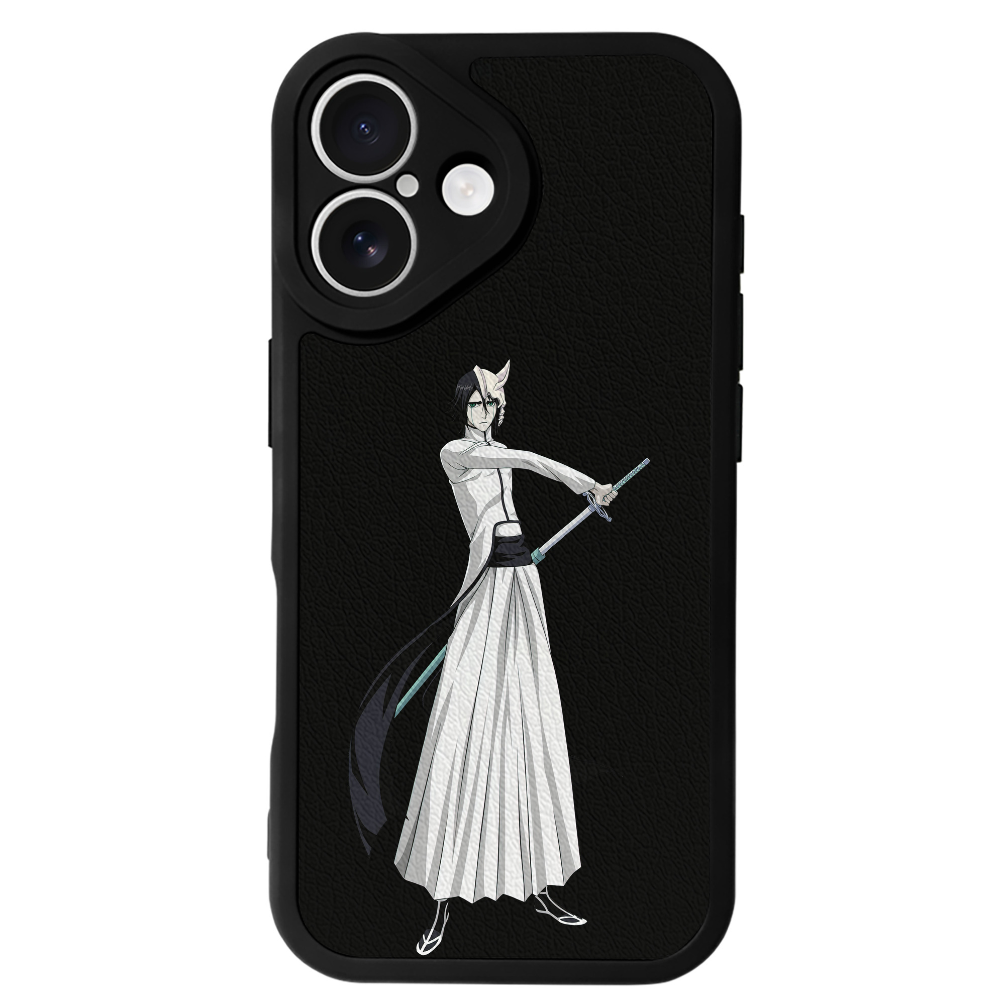 （画像用） ブリーチ ウルキオラ·シファー BLEACH Ulquiorra cifer 【iPhone 16シリーズ対応】シリコンスマホケース（レザー調） 材質：シリコン